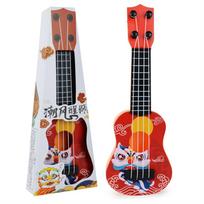 25 cm Ukulėlės žaislas 4 stygų mažos gitaros modelis vaikams ankstyvam muzikiniam ugdymui muzikos instrumentas dovanos yellow