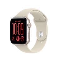 Išmanusis laikrodis Apple Watch SE 3 GPS + Cellular 44mm MJLL4ET/A, starlight aluminium korpusas su sand sport dirželiu - S/M