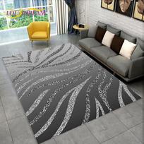 3D Spalvingas Zebro Rašto Plotinis Kilimas, Kilimas Svetainei, Miegamajam, Sofai, Biurui, Durų Kilimėlis Dekoravimui, Neslystantis Vaikų Grindų Kilimėlis 40x60cm(15x23in) purple