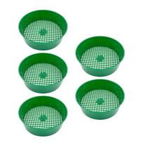 5/10 Vnt. Žalios Plastikinės Sodo Sieto Tinklelis Efektyviam Dirvožemio Filtravimui Puikiai Tinka Namų Naudojimui Sodinimo Įrankis blue