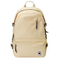Converse Straight Edge Logo Simple Versatile Fashion Polyester Backpack Large Unisex backpack Beige UA5797-X8I Apricot beige