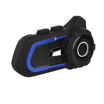 CS-1412 motociklo šalmas, belaidis su Bluetooth suderinamas IP67 5.1 ausinės, vandeniui atsparus domofonas motociklams pilka