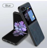 Samsung Galaxy Z Flip6 Flip5 Flip4 Flip3 5g Odinis dėklas su vintage avies odos efektu ant Flip 6 5 4 3 Vyriškas smūgiams atsparus dangtelis Zflip For Samsung Z Flip3 black