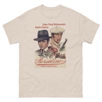 Borsalino T-Shirt | Vintage Movie Graphic | Classic Gangster Style Tee XL gray
