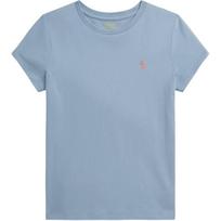 Polo Ralph Lauren Cotton Round Neck Short Sleeve T-Shirt Standard Fit Kids Kids tops 313833549-500 XL gray
