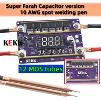 K100 Small Handheld Portable DIY Farad Capacitor Spot Welding 12V Control Board Kit 0.3mm For 18650 Battery Spot  Welder Machine Type A