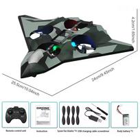 CZ63 K500MAX RC LED Fighter 2.4G Remote Control Stunt Glider 360 ° Rolling Flight Flying EPP Foam Airplane Stunt Model Toy žalia
