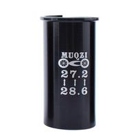 Reguliuojamas skersmuo 27,2 redukcinė įvorė adapterio sėdynės stulpo vamzdelis Sėdynės stulpo reduktorius Road Bike sėdynės stulpai 31.6 to 33.9 black