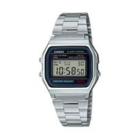 Casio wristwatch Collection A158WA-1JH mens silver black