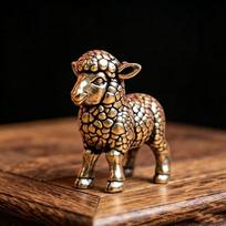 Vintage Goat Statue Desktop Ornament Home Decoration Craft Accessories Lucky Zodiac Animal Sheep Figurine one size