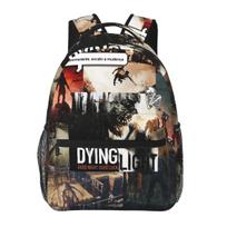 Game Dying Light 2 Stay Human Printed Backpack Student Boys Girls BookBag Children School Bag Laptop Shoulder Bags for Men Women One Size gray