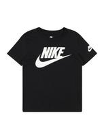 Nike Sportswear Marškinėliai 'Futura Evergreen' juoda / balta