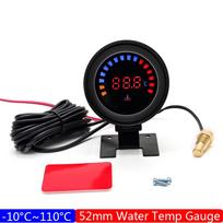 52 mm vandens temperatūros matuoklis su davikliu Vandens temperatūros matuoklio adapteris Jungiamoji jungė Radiatorius 26-40 mm Benzininio Dyzelinio Automobilio 12V24V 38mm