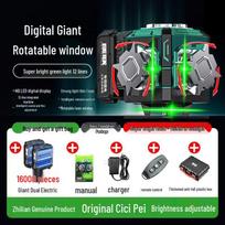 Outdoor Green Laser Level, 12-16 Lines, High Precision Auto Leveling with Strong Light Empty