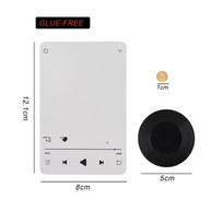 NFC veikiantis vinilinės plokštelės šaldytuvo magnetas Sukamas pagrindas Muzikos paleidimo funkcija Kūrybiška namų puošmena Dovana muzikos entuziastams With NFC white