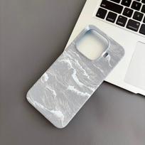 For Xiaomi 15T 15T Pro Electroplated PC Wave Texture Magnetic Anti-Fingerprint Phone Case For Xiaomi 15T white