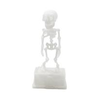 Plastikinis šokantis skeletas akvariumo burbuliatorius 3D spausdintas dinamiškas skeletas burbuliatorius akvariumo bakas brown