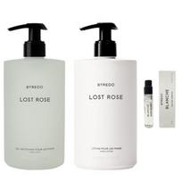 Byredo Lost Rose Hand Wash & Hand Lotion Set white
