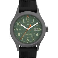 TIMEX Expedition Scout Men's Watch, Quartz Movement, Brass Case, Mineral Glass, Black Dial, 40mm Case, TW4B30200 juoda