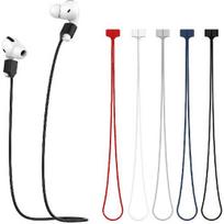 5 Pack Magnetic Anti-Lost Straps for AirPods,Ultra Strong Magnetic AirPods Strap Anti-Lost Neck Rope Cord,Soft Silicone Sports Lanyard Compatible white