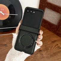 Magnetic For Motorola Razr 60 50 40 Ultra Phone Case for Magsafe Leather Cover Hinge Protection Shockproof Moto Razr 60 50 Motorola Razr 40 Ultra mėlyna