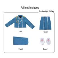 Fullmetal Alchemist: Colonel Mustang Cosplay Costume for Halloween M gray