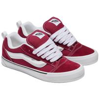Vans Knu Skool Drobė, Suede Žemi Skateboard Batai Unisex Raudoni Balti VN000D22ZCF 36.5 white