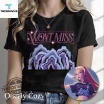Huntrix Mira Medžiotoja Neprašaus Kpop Demonas Medžiotojas Marškinėliai Unisex medvilniniai Oversize Didelis Dydis XXXXL gray