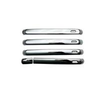 For Lexus RX 350 350h 450h 450h+ 500h 2023 Accessories ABS Chrome/Carbon Black Door Handle Covered With Anti-Scratch Style 1 Silver black