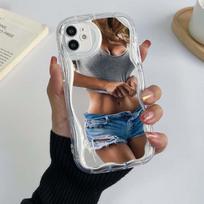 skirtas iPhone 12 13 14 15 Pro Max Infinix Hot 40 Realme C55 OPPO A17 telefono dėklai A32 Hot Girl Twerk It Swag Art Design išskirtinis kreminio rašto minkštas dėklas OPPO Reno 7 LITE gray