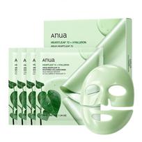 ANUA Heartleaf raminamosios hidrogelinės veido kaukės su kolagenu, 4 vnt.