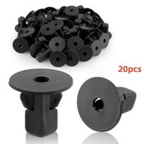 100 vnt. 8 mm tvirtinimo spaustukai, varžtai Toyota sparnui, buferiui, kniedės, sparno tvirtinimo spaustukai, plastikiniai automobilio spaustukai, durelių skydelio remontui black