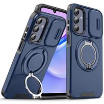 360° Rotatable Magnetic Phone Case for Samsung Galaxy A17 5G S25 FE A16 A56 A36 A55 A35 A15 S24 Ultra S22 S21 S23 Plus Cover Galaxy S25 Ultra juoda