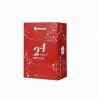 Grožio prekių advento kalendorius „24 Love Brands“ su 28 produktais