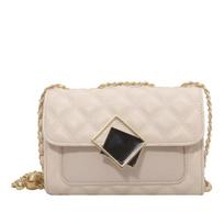 Small bag women's versatile new fashion trendy rhombus chain bag foreign style one-shoulder crossbody bag juoda