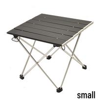 Ultra-Light Folding Aluminum Camping Table juoda