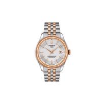 TISSOT Halo Collection Automatic Mechanical Movement 50 meter Water Resistance Men's Watches Watch 39mm T108.408.22.037.01 Silver Dial white