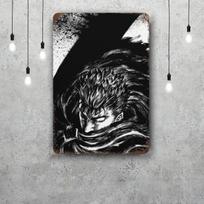 Rengoku Senovinis skardinis ženklas Namų dekoras Sienų dekoras Menas Sienų tapyba Kambario dekoravimas Dekoracija Retro metalinė plokštelė Baro plakatai 20x30cm（7.8x11.8inch） gray