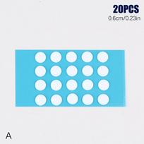 Ultraglide Small round Dot Mouse Glide Feet Wear-Resistant ICE Control Speed Version Universal Esports Mouse Pad Feet blue