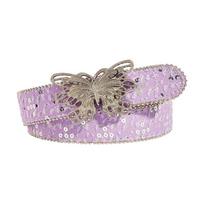 Women's Trendy Leather Belt Versatiles Leather Waist Belt Novetly Women Belt for Everyday Use and Special Event violetinė