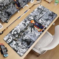 XXL Laptop Carpet Mouse Pad Anime Haikyuu Manga 900x400mm Keyboard Office Rubber Deskmat Game Anti Slip HD Printing Mousepad DIY 30cmx60cm(11.8x23.6inch)
