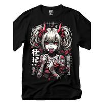 Anime Girl T-Shirt Kawaii Manga Japanese Streetwear Men's and Women's Summer Breathable Short-Sleeve T-Shirts Anime Style T-Shirts Size S to 3XL S
