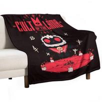 Cult Of The Lamb Throw Blanket Soft Bedroom Blanket for Night Sleeping 75x100cm (30x40inch) black