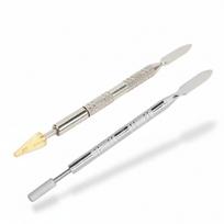 2 pcs Double Head Leather Edge Dye Pen Oil Paint Printing Glossy Rolling Edge Treatment Tool For Leather Craft DIY