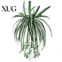 1 vnt Chlorophytum Comosum dirbtiniai žaluma namų viešbučio dekoras dirbtinis voras augalas gray