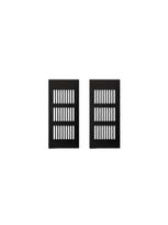 2PCS Aluminium Alloy Air Ventilation Grille Cover Rectangle Mesh Hole Cover Perforated Sheet for Cabinets Wardrobes Cupboards