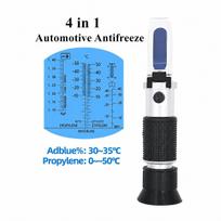 Antifreeze Refractometer Coolant Tester Urea Concentration Meter for Automotive Fluids gray