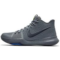 Nike Kyrie 3 Cool Grey Cushioning Slip Resistant Cushioning Slip Resistant Mid top Performance Basketball Shoes Men's 852395-001 45 gray