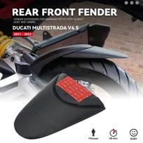 NAUJAS Motociklo priekinių galinių ratų Hugger prailginimo purvasaugis ilgintuvas sparno apsauga nuo purslų, skirta Ducati Multistrada V4 S V4S 2022 Front Fender gray