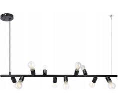 Liustra ant laido 10xE27/20W/230V juoda